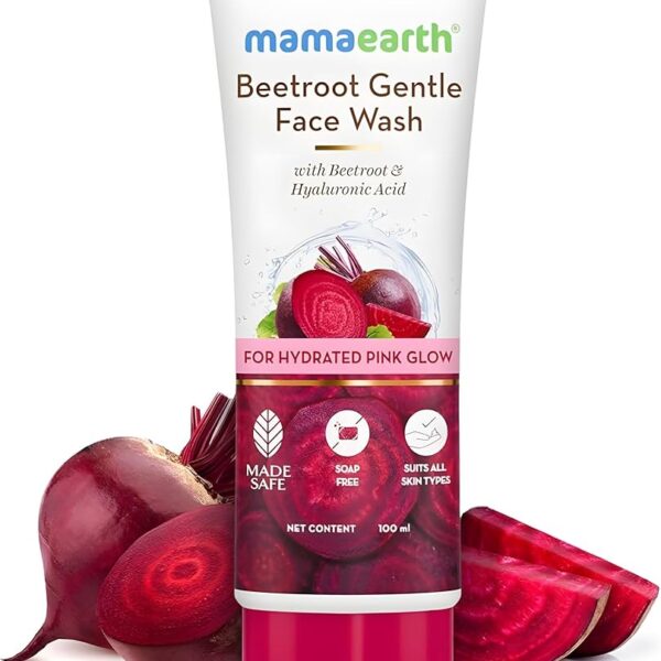 The Mamaearth Beetroot Gentle Face Wash