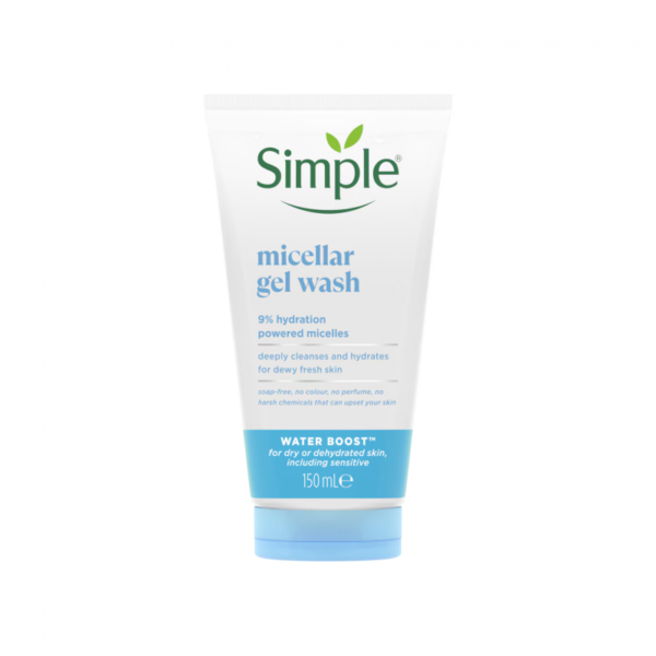 Simple Water Boost Micellar Facial Gel Wash