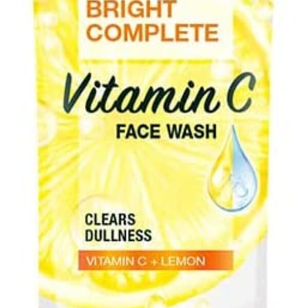Garnier Bright Complete Vitamin C Face Wash.