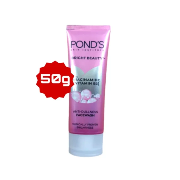 Pond's Bright Beauty Niacinamide Anti-Dullness Face Wash (50g).